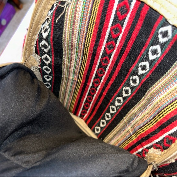 pure hemp backpack with hippie colorway - Picture 5 of 10